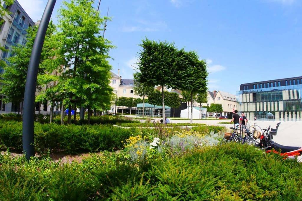 Chartres Coeur De Ville, Beau 2 Pieces Chaleureux Et Lumineux,Parking Et Wifi ! Luaran gambar